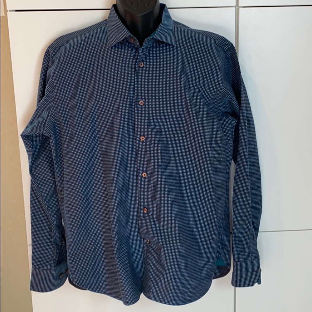 Men’s Visconti black dress shirt L